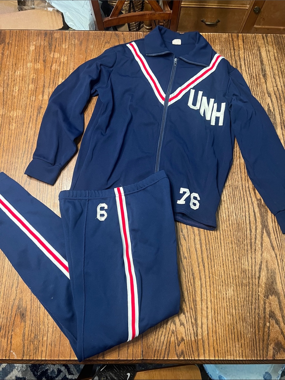 Vintage 70’s Track suit University of New Hampshire